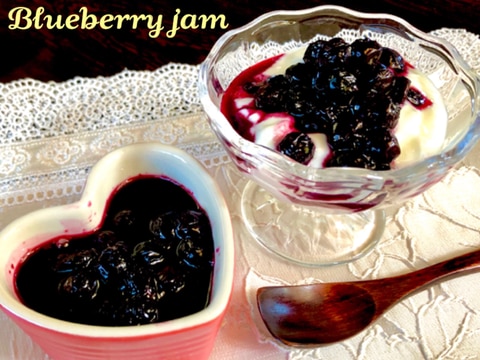 お鍋でコトコト❤️冷凍ブルーベリーでジャム